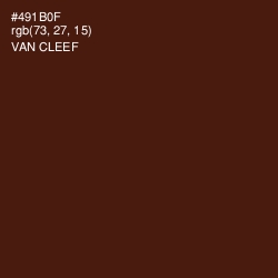 #491B0F - Van Cleef Color Image